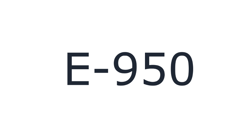 Acesulfamkalium E 950